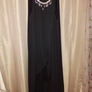 Embellished High Low dress